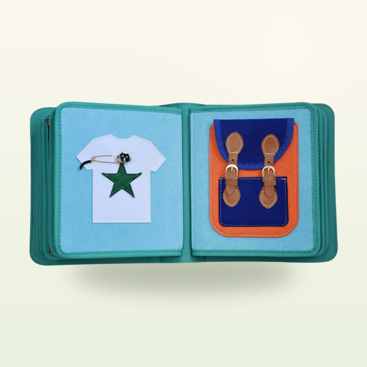 My First Book Guardaroba (verde) + Set con zainetto