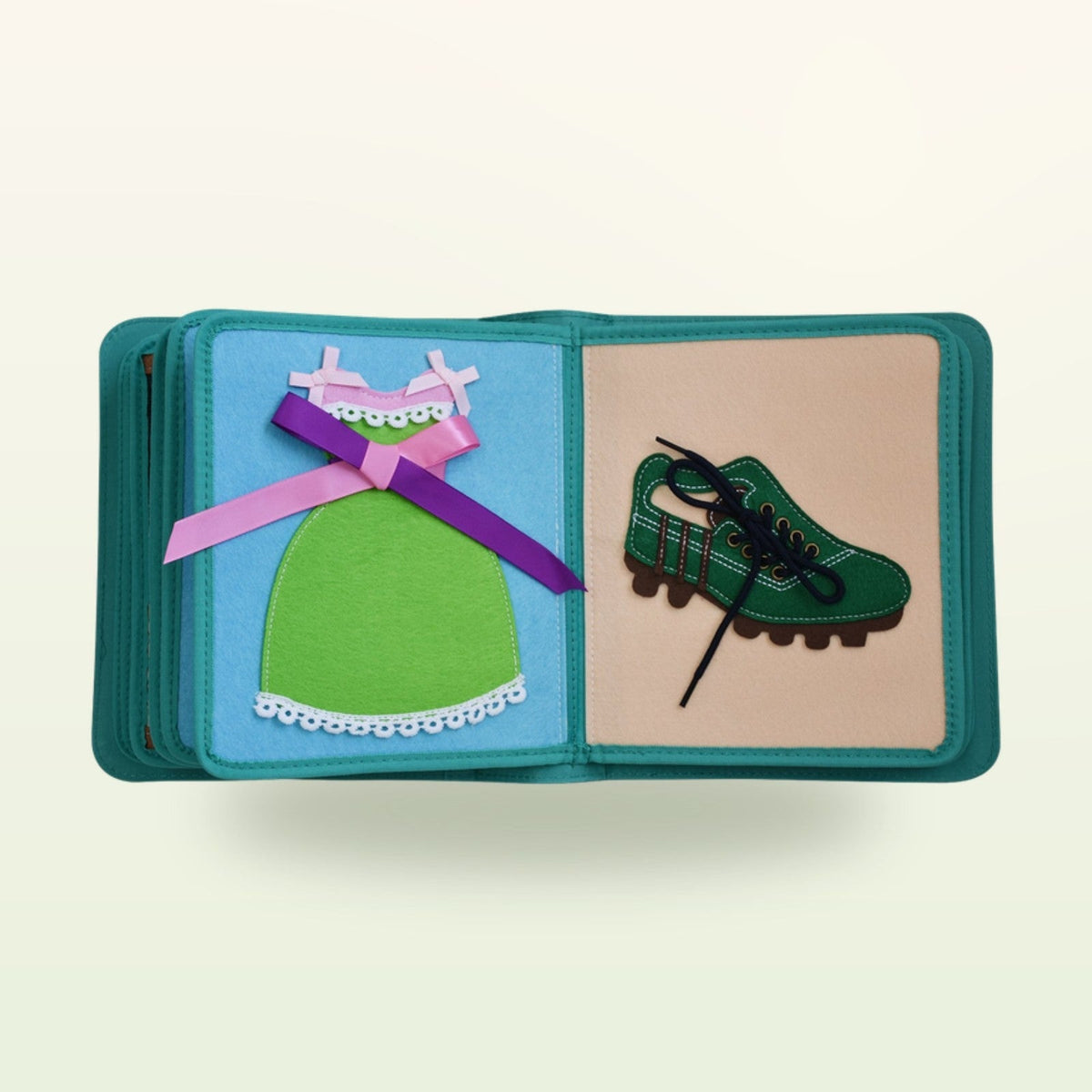 My First Book Guardaroba (verde) + Set con zainetto