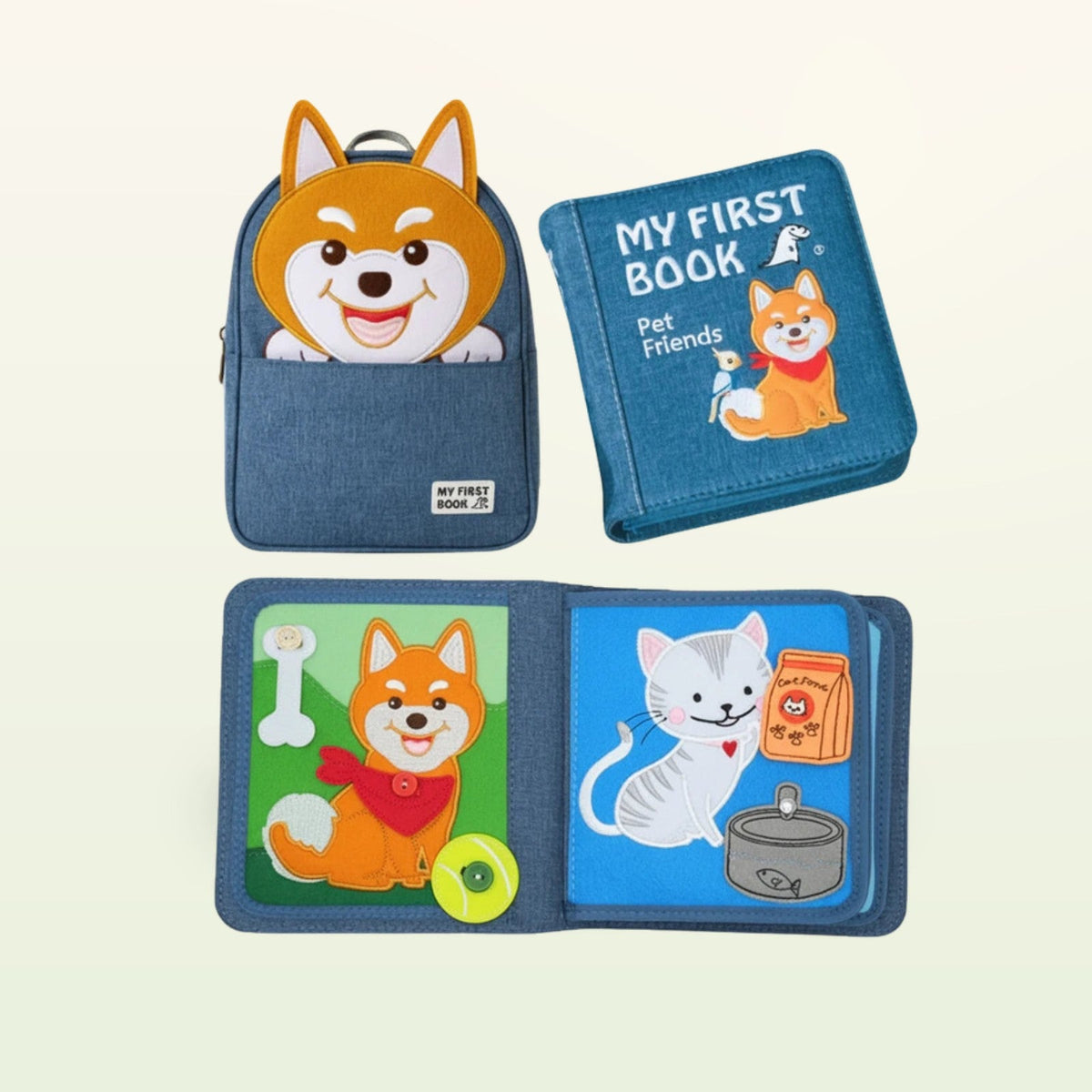 My First Book Pet Friends + Set con zainetto